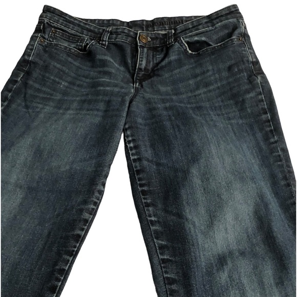 GAP size 12 blue jeans high rise with zipper ankle premium skinny 12 / 31 - Picture 1 of 9